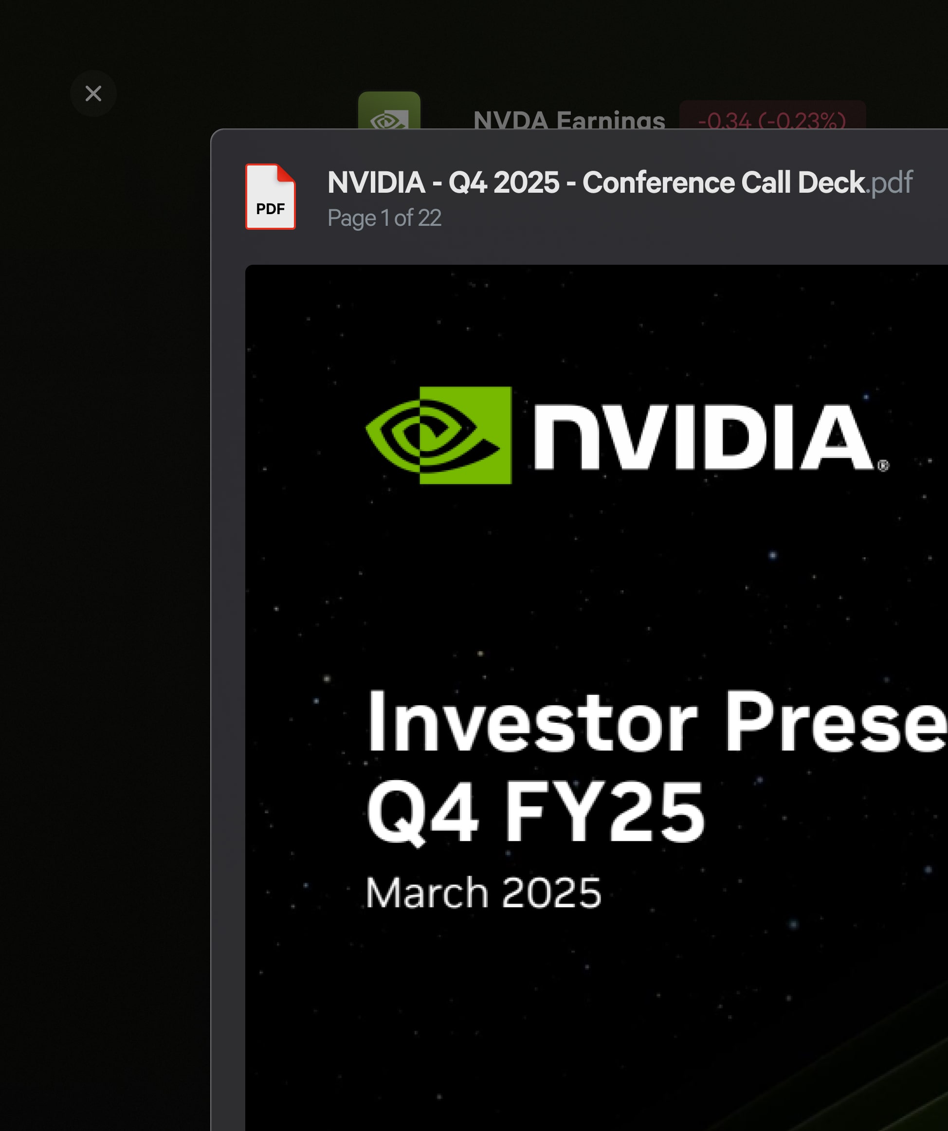 Earnings Transcripts Example