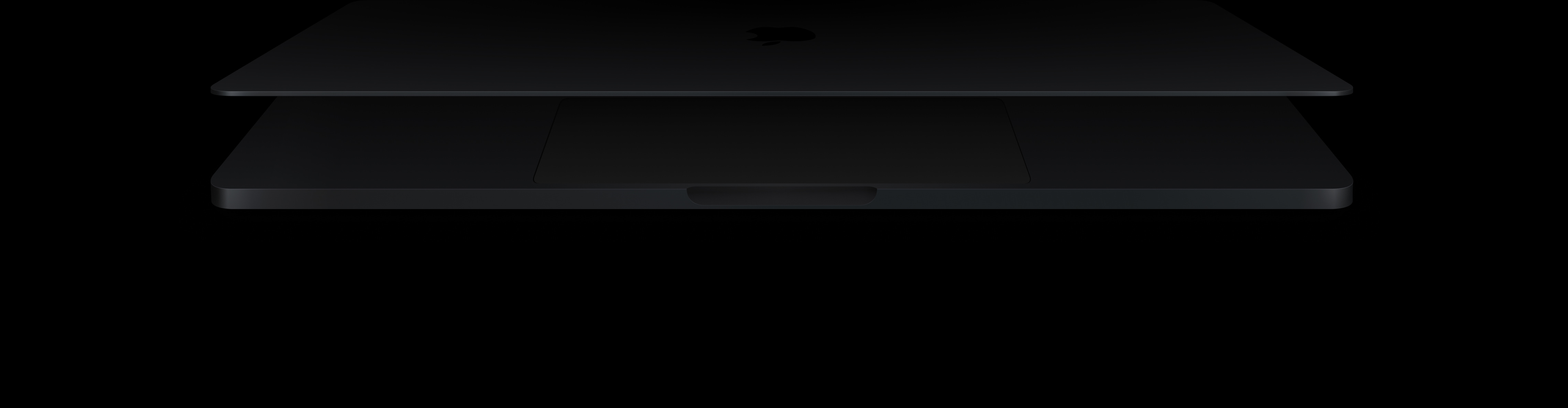 Closed laptop with screen off.